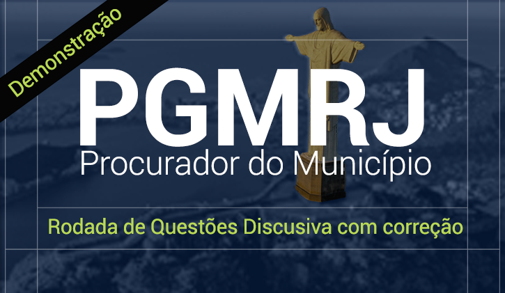 PGMRJ - RODADA DE QUESTES DEMONSTRAO